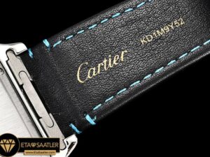 CAR0429E -Santos De Cartier 2018 Mens SSLE (Blue) Wht Swiss Qtz - 10.jpg